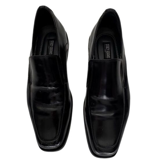 Stacy Adams Cassidy Mens Moc-Toe Slip-On Leather Dress Shoes SZ 9.5 - Picture 1 of 11